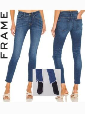 Frame Denim La Skinny de Jeanne crop Size 31